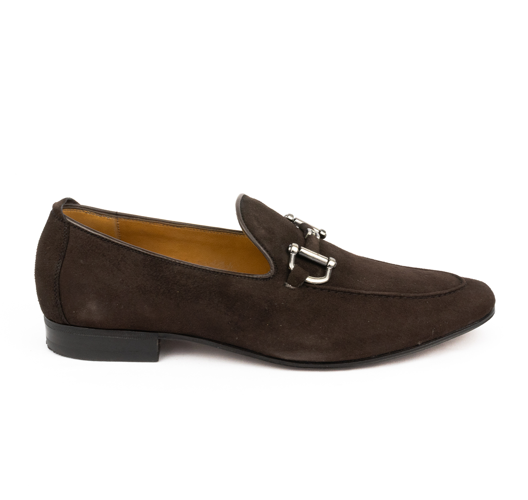 Mocassim Casual Renzo em Camurça cor marrom café