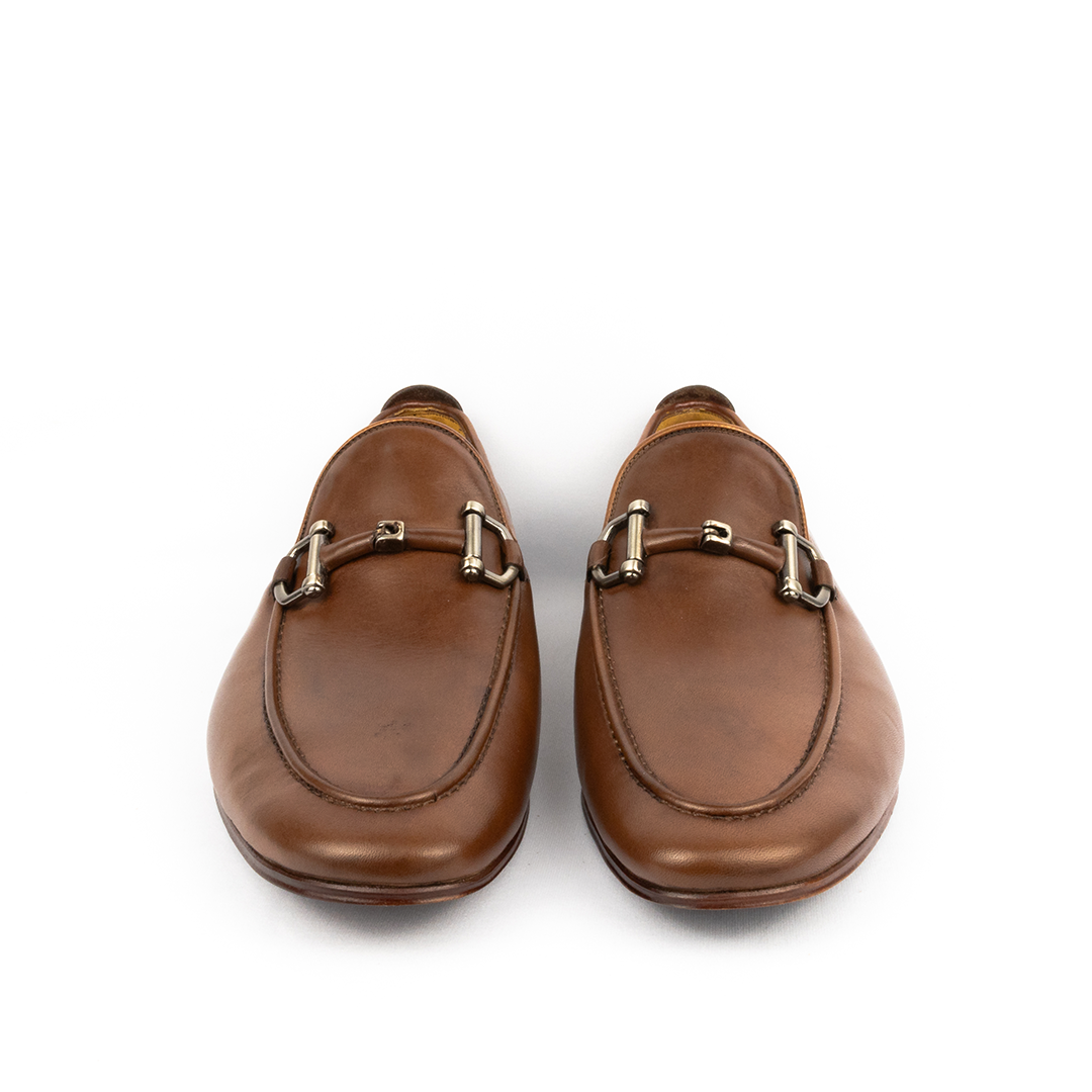 ÚLTIMOS PARES Mocassim Casual Renzo cor mahogany