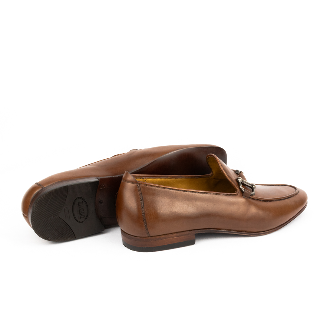 ÚLTIMOS PARES Mocassim Casual Renzo cor mahogany