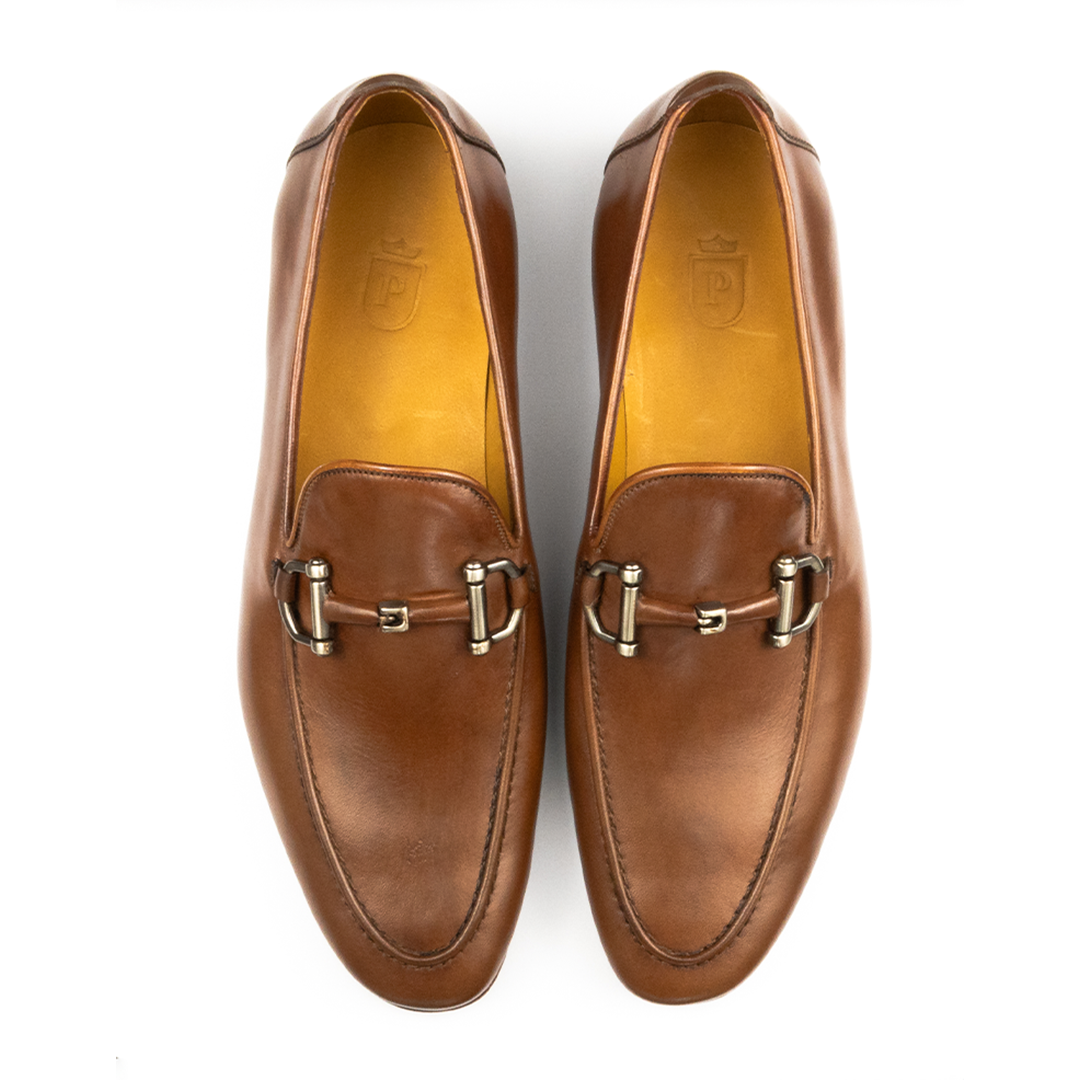 ÚLTIMOS PARES Mocassim Casual Renzo cor mahogany