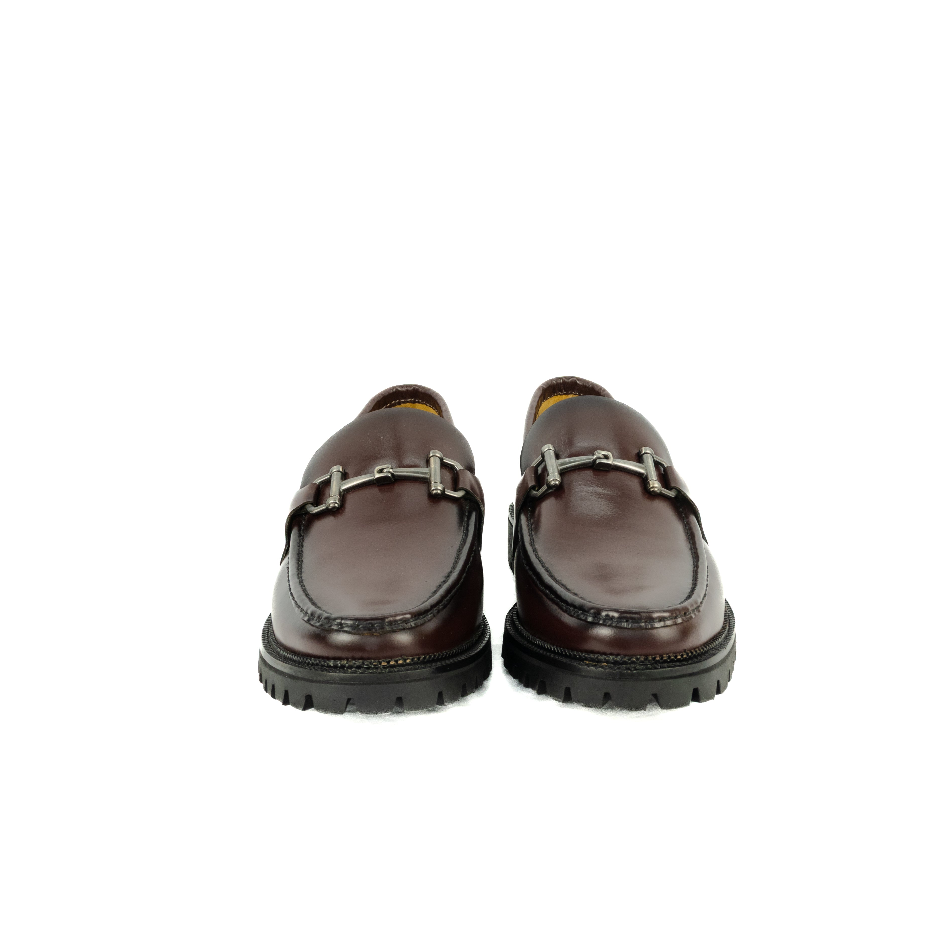 Mocassim Casual Guilherme Solado Tratorado - cor vinho fumê