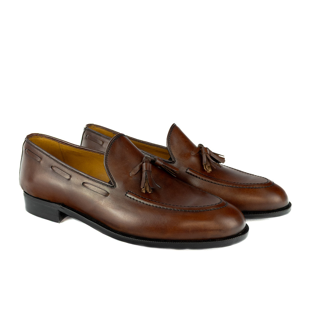 Tassel Loafer Windsor cor Artesanal Chocolate