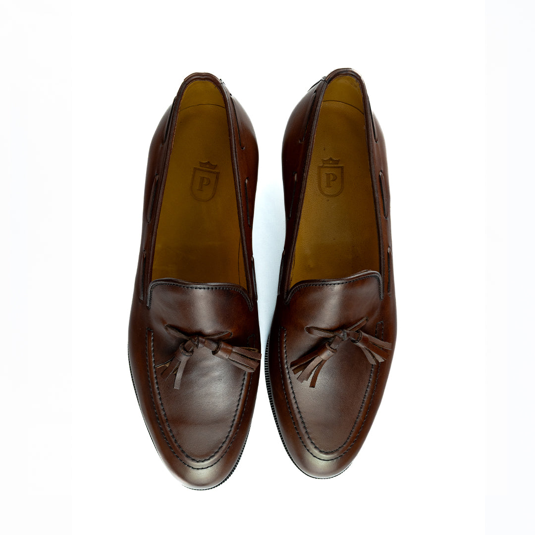 Tassel Loafer Windsor cor Artesanal Chocolate