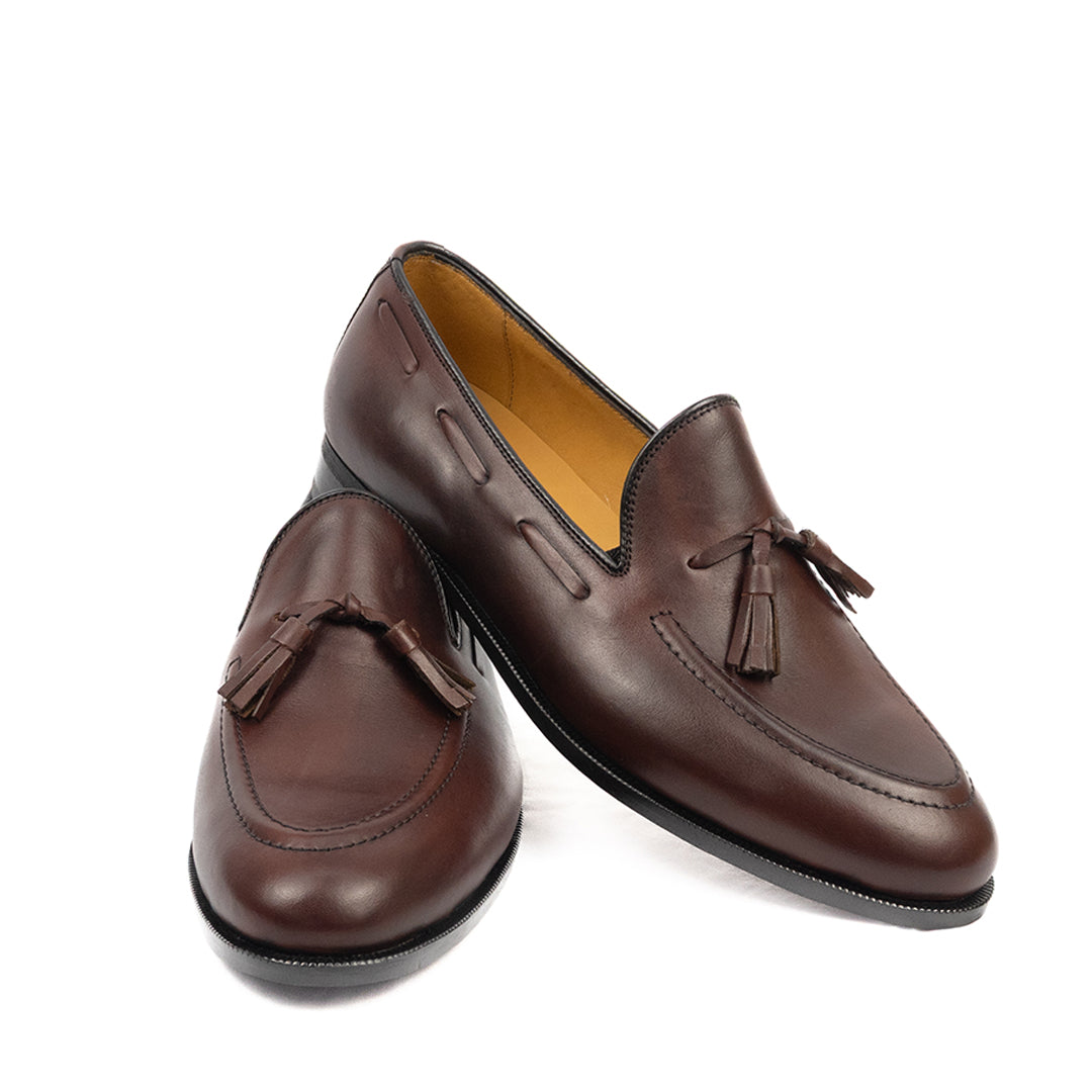 Clássico Tassel Loafer Windsor - cor artesanal vinho