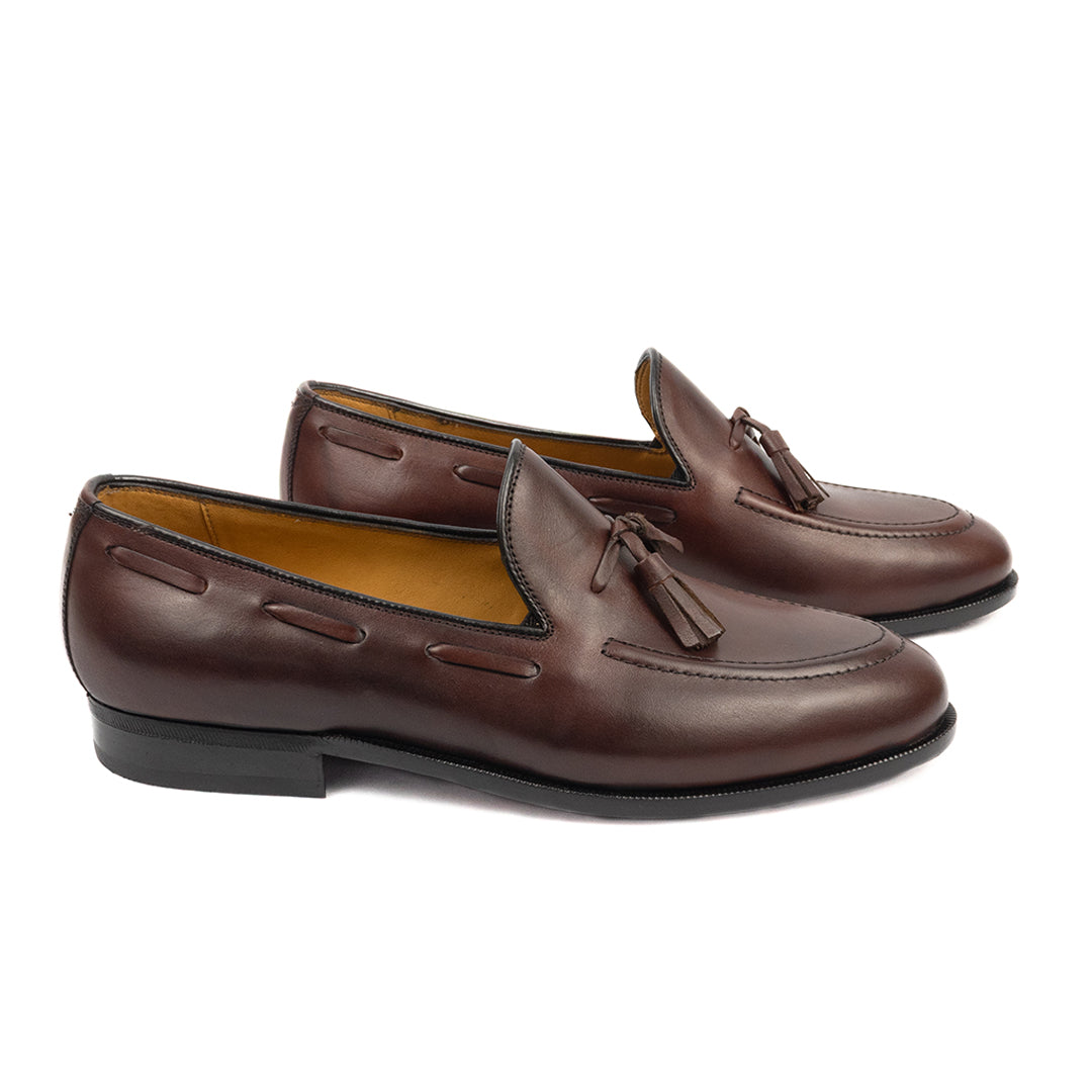 Clássico Tassel Loafer Windsor - cor artesanal vinho