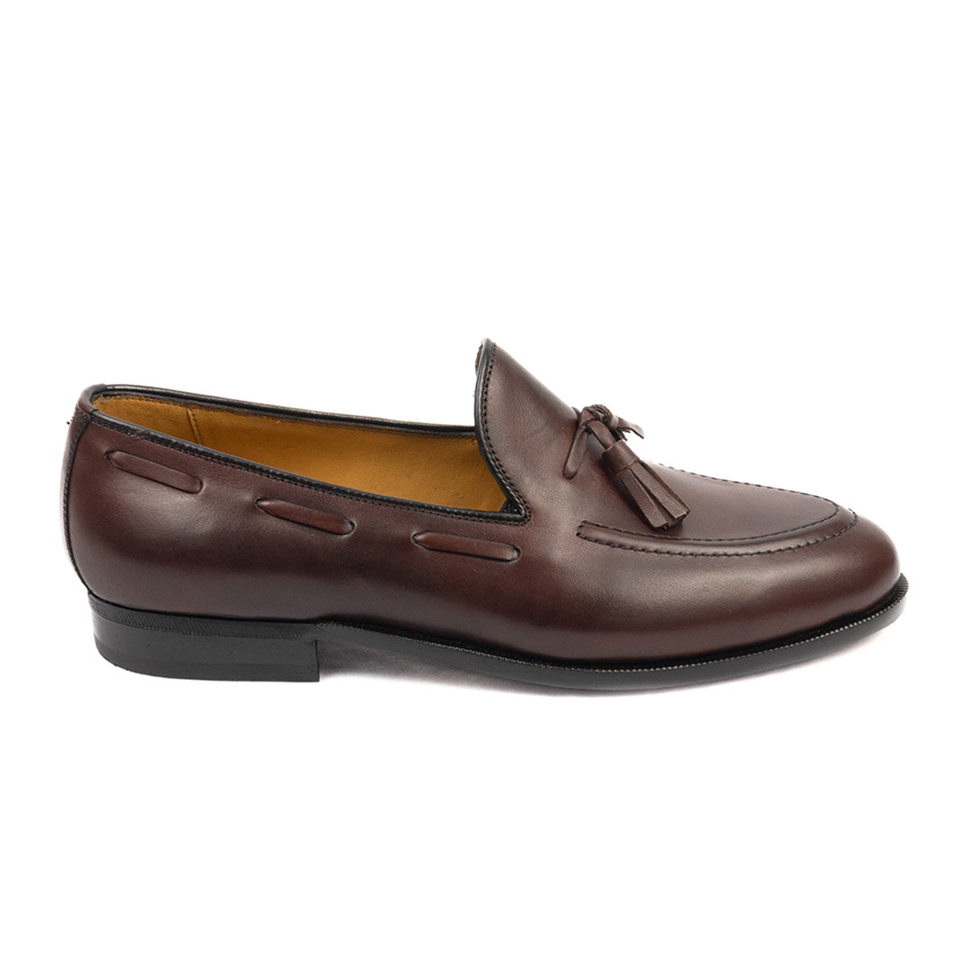 Clássico Tassel Loafer Windsor - cor artesanal vinho