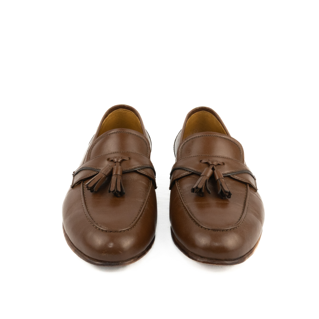 ÚLTIMO PAR TAMANHO 38,5 Tassel Loafer Enrico - cor havana