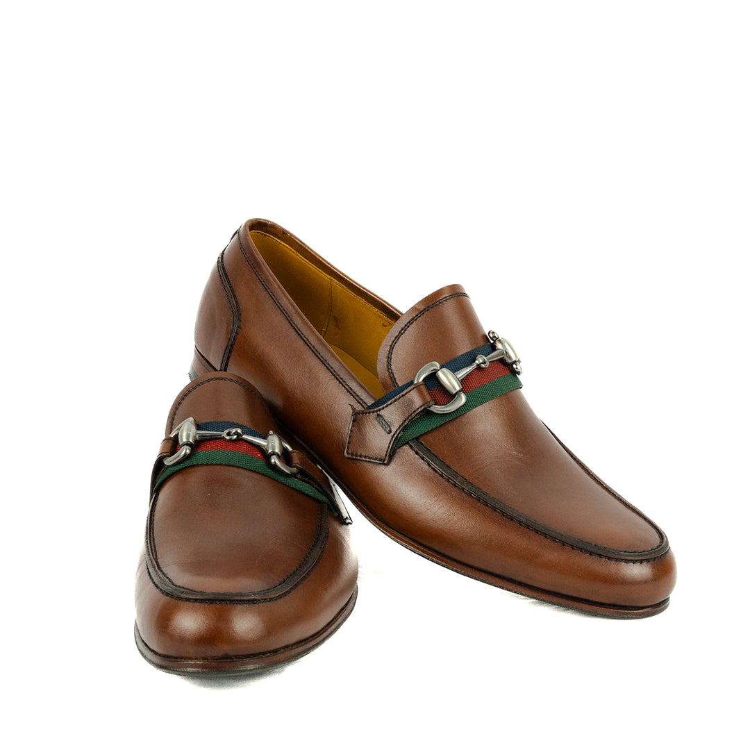 Mocassim estilo Italiano Luca cor artesanal chocolate