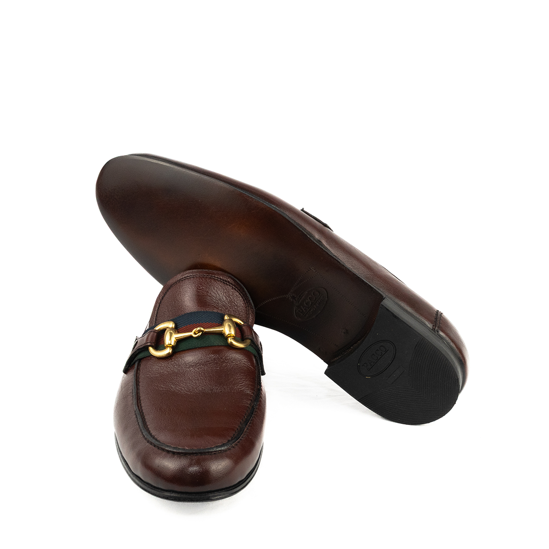 ÚLTIMO PAR TAMANHO 40 Mocassim estilo italiano Luca - cor vinho