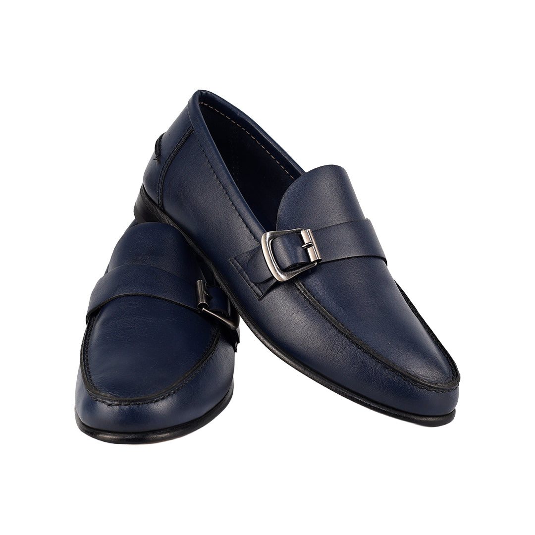 Moccasin Argentinian Juan - navy blue color
