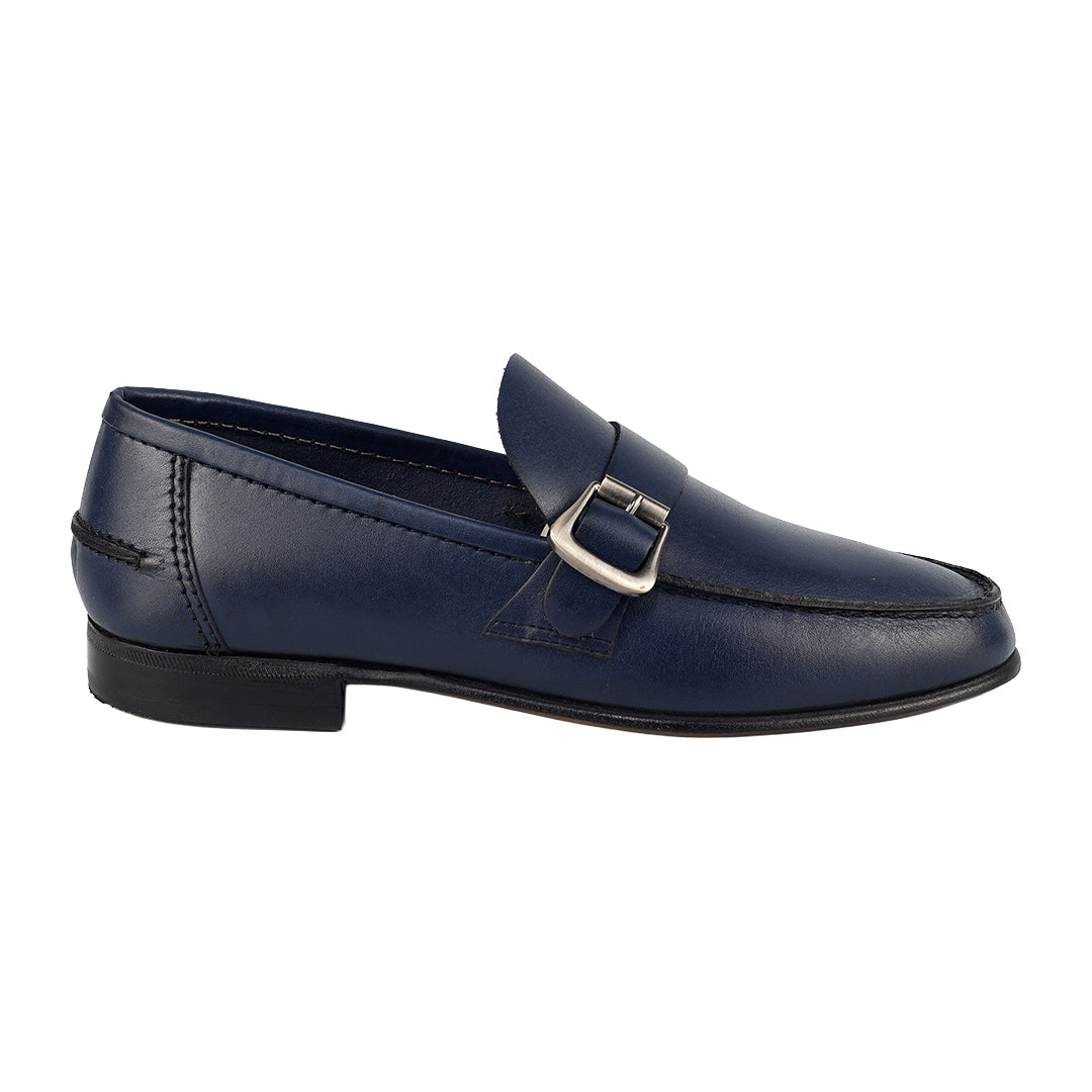 Moccasin Argentinian Juan - navy blue color