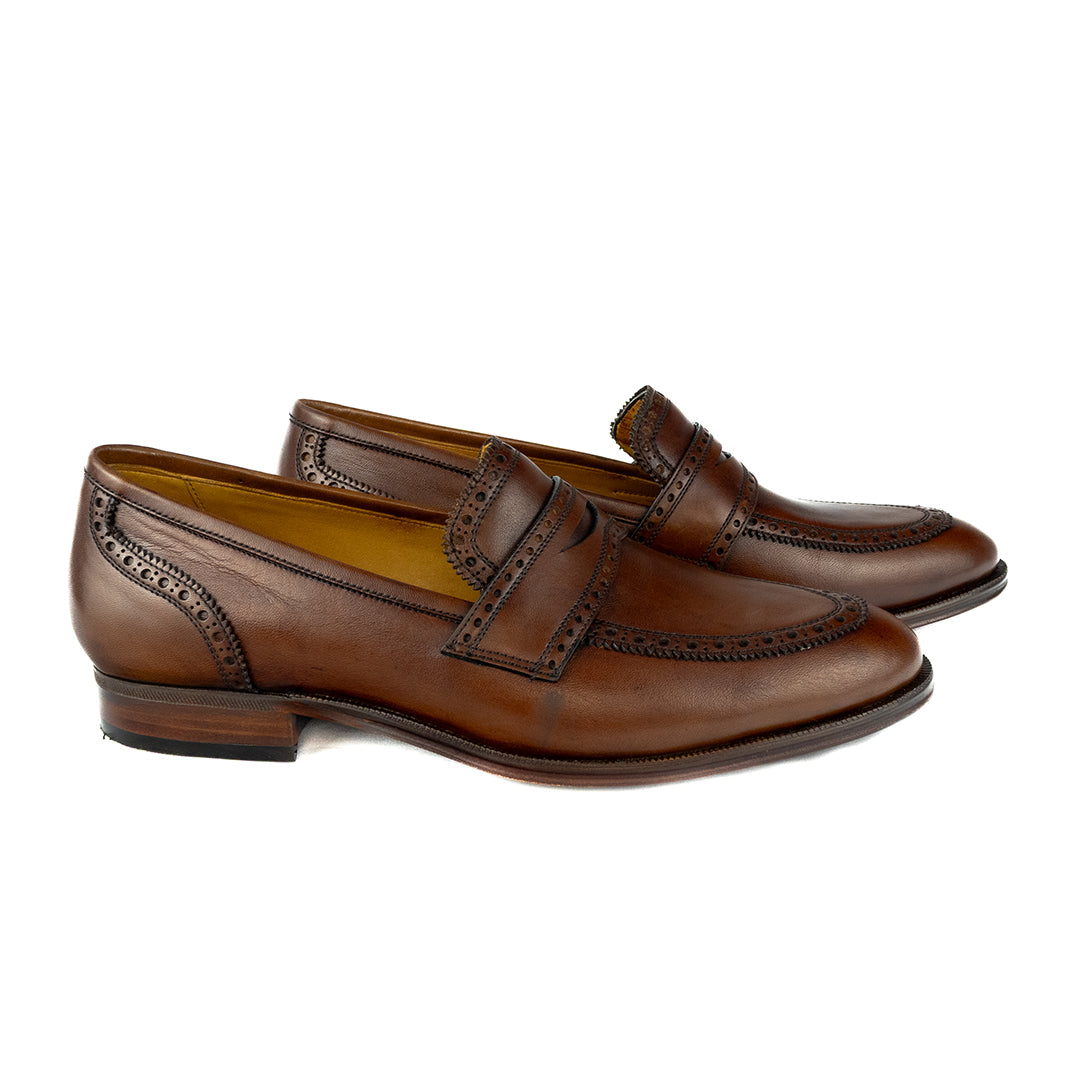Loafer estilo Inglês Christopher - cor Artesanal Chocolate