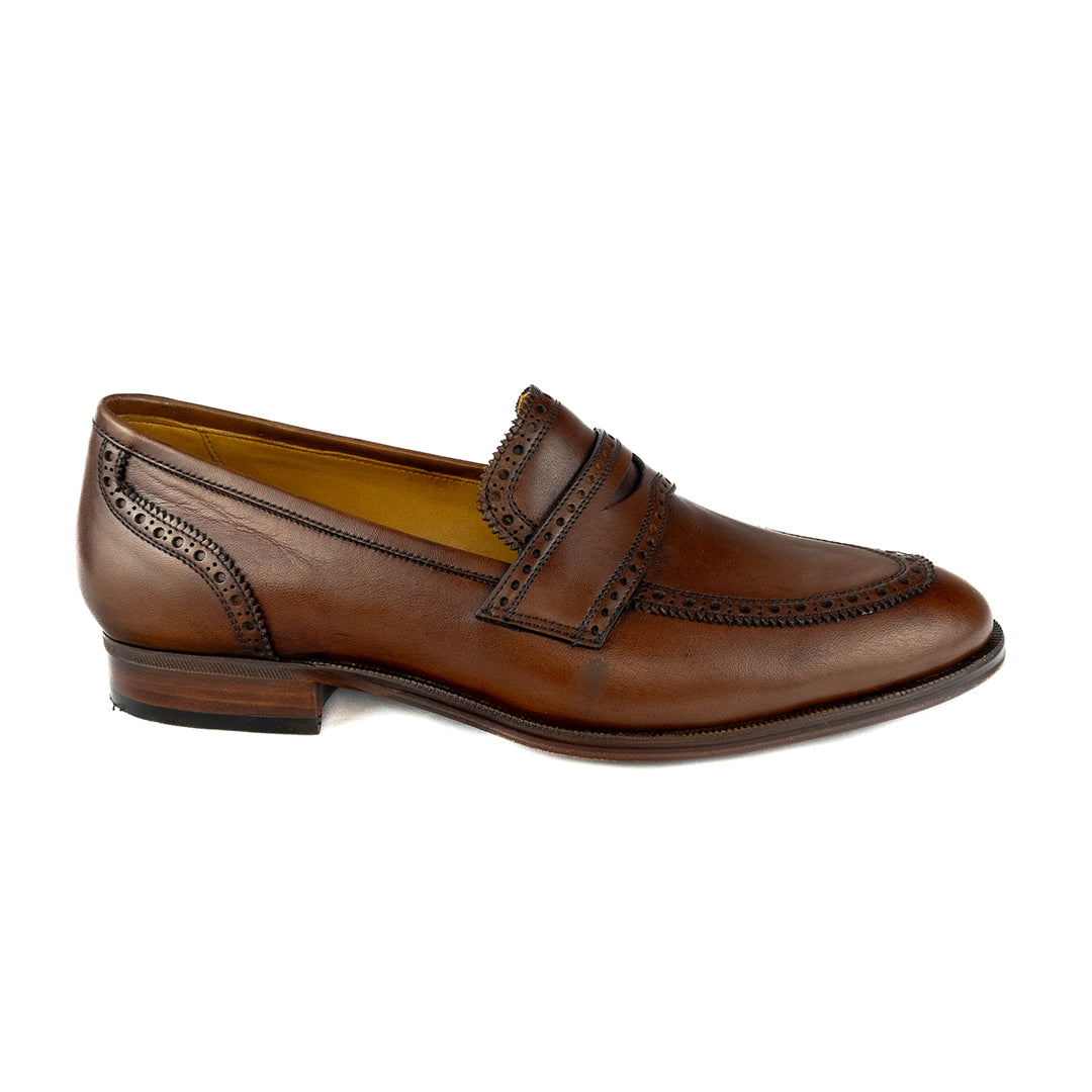 Loafer estilo Inglês Christopher - cor Artesanal Chocolate