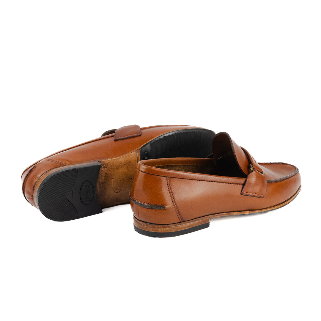 Mocassim Argentino Diego de extremo conforto cor havana