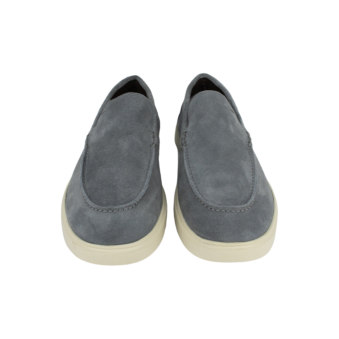 Mocassim Casual em camurça - cor cinza