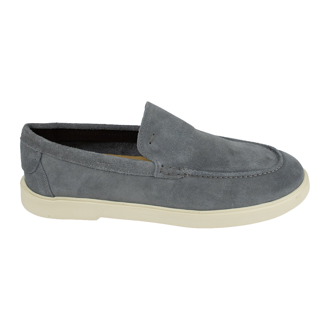 Mocassim Casual em camurça - cor cinza