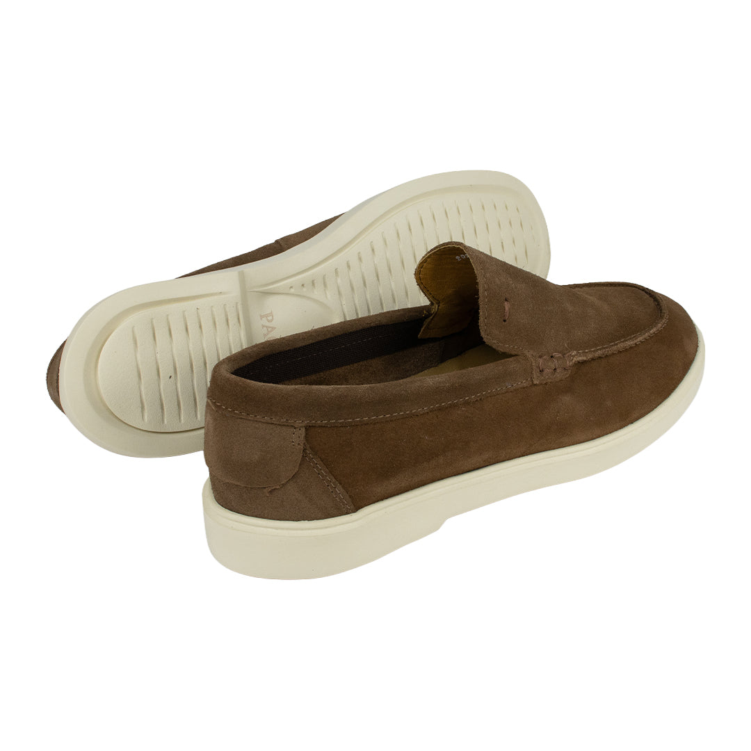 Mocassim Casual em camurça - cor pecan