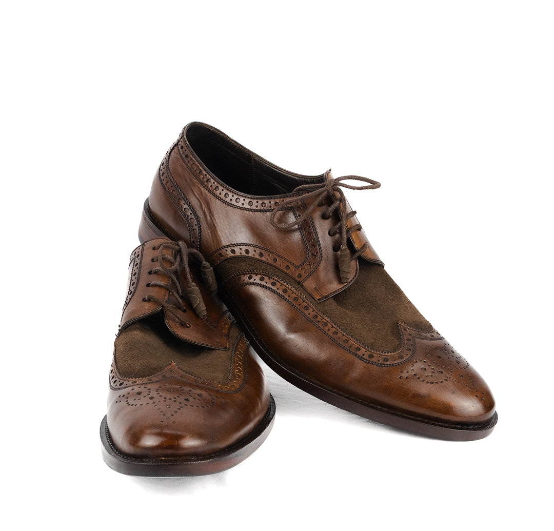 ÚLTIMO PAR TAMANHO 44 Derby Brogue Wellington