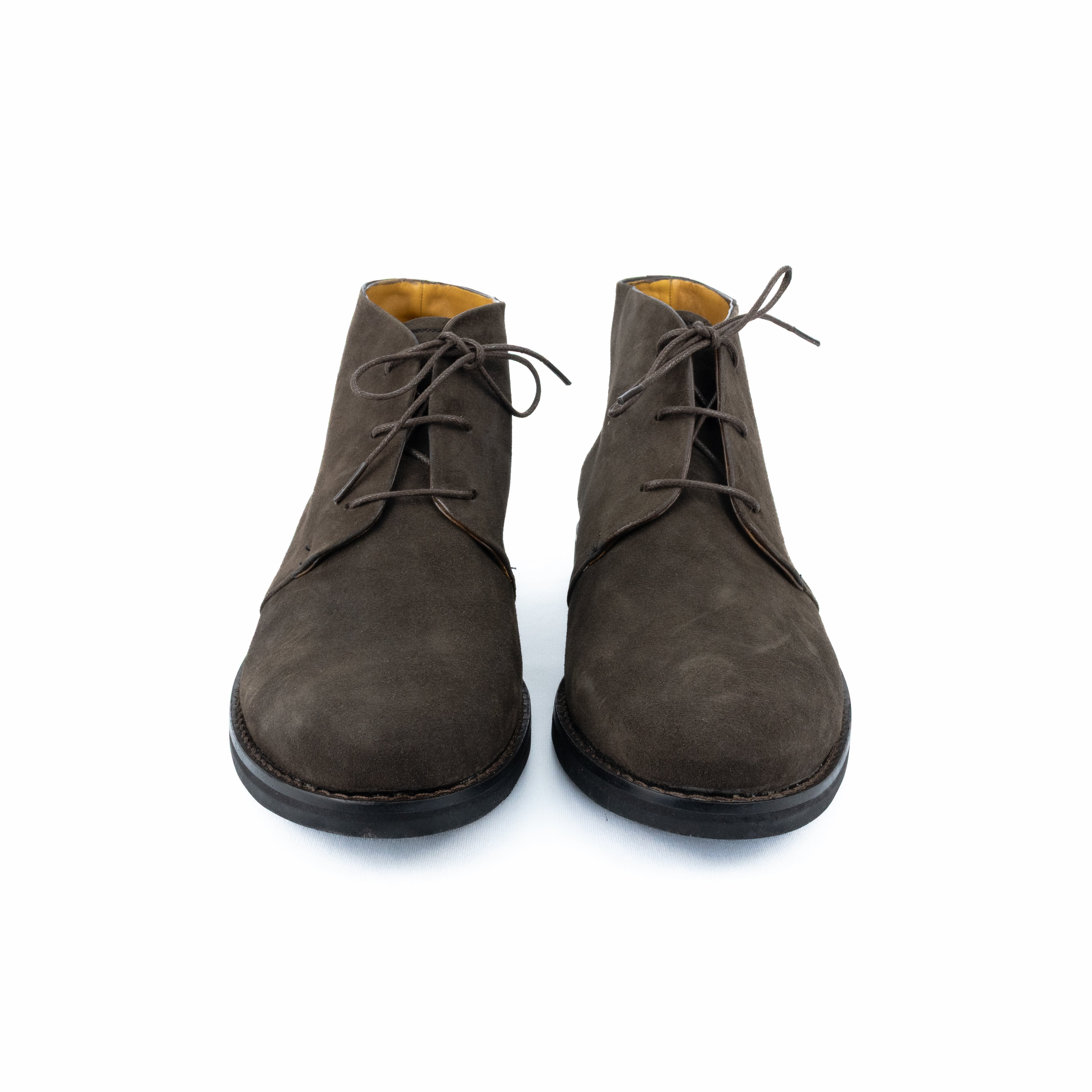 ÚLTIMO PAR TAMANHO 41 - Bota Chukka Liverpool em camurça cor marrom café