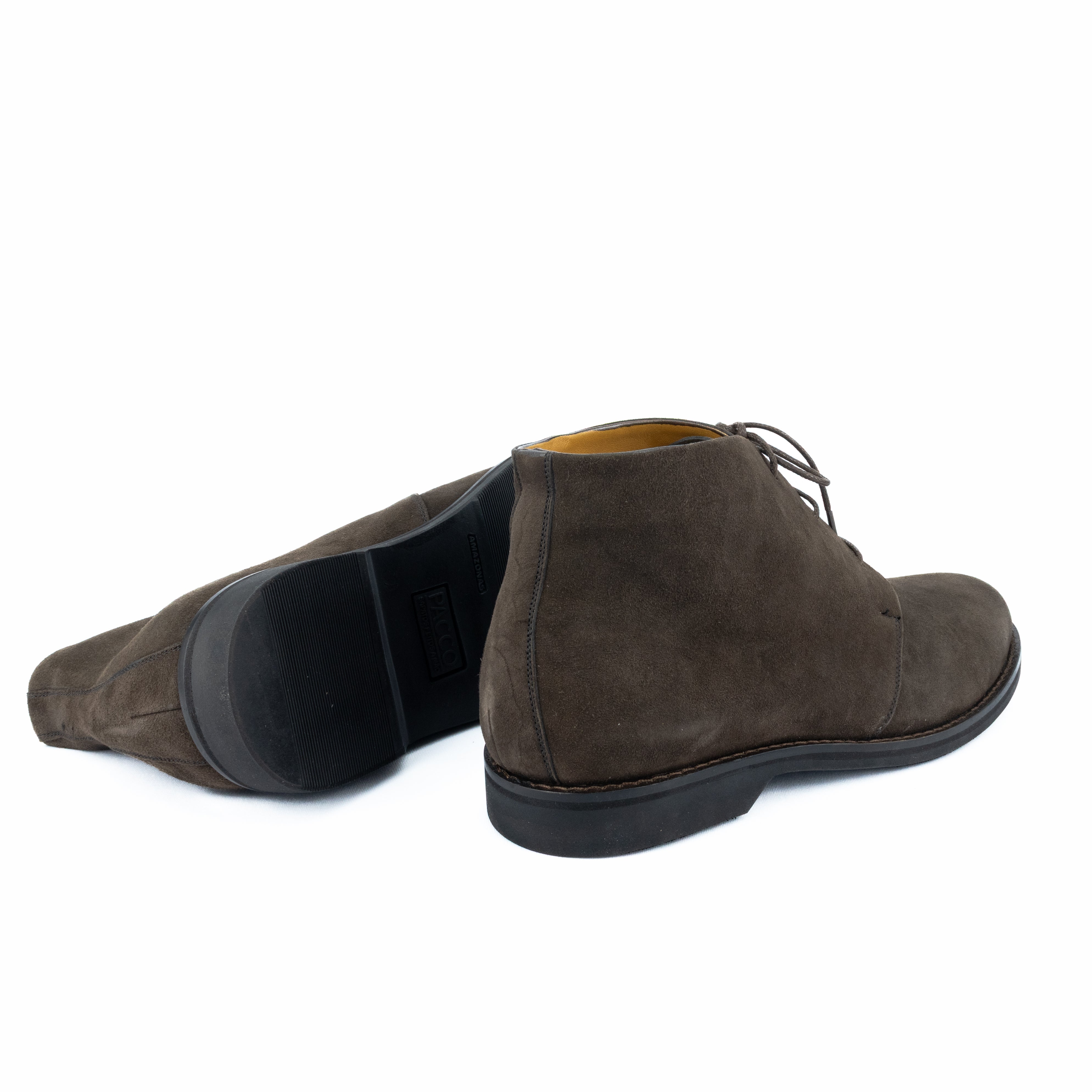 ÚLTIMO PAR TAMANHO 41 - Bota Chukka Liverpool em camurça cor marrom café