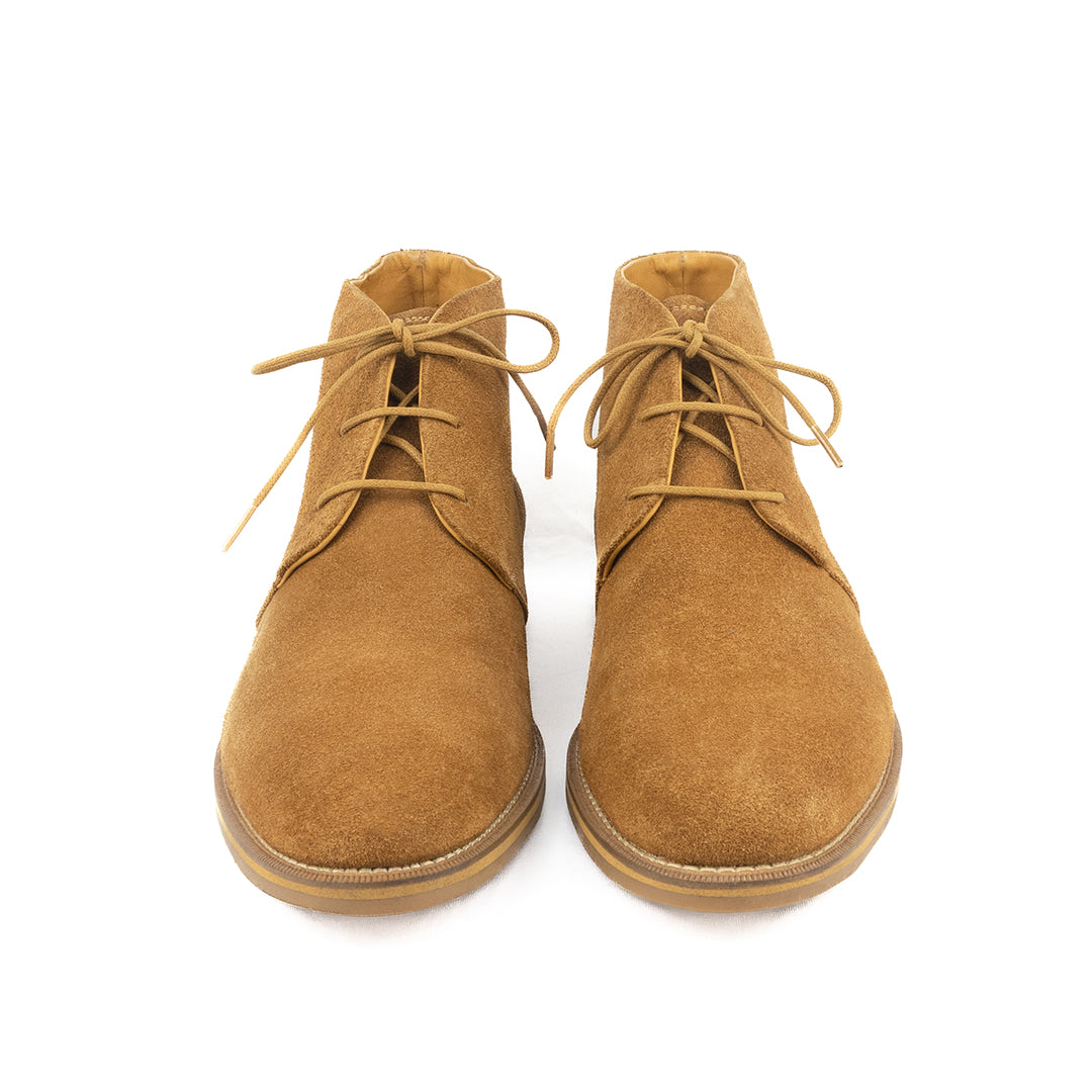 Bota Chukka Liverpool em camurça suede cor caramelo