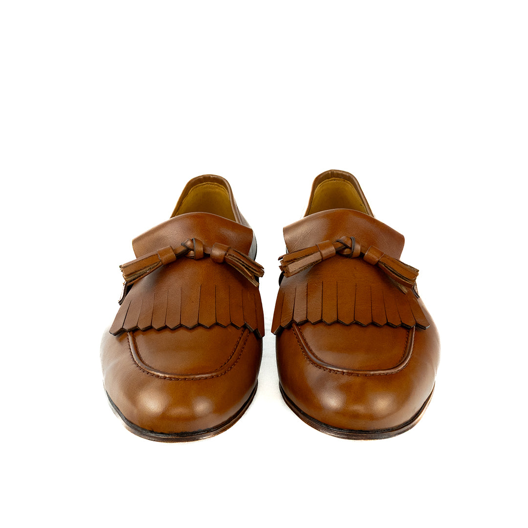 Tassel Loafer Kiltie Benjamin - cor Artesanal Havana