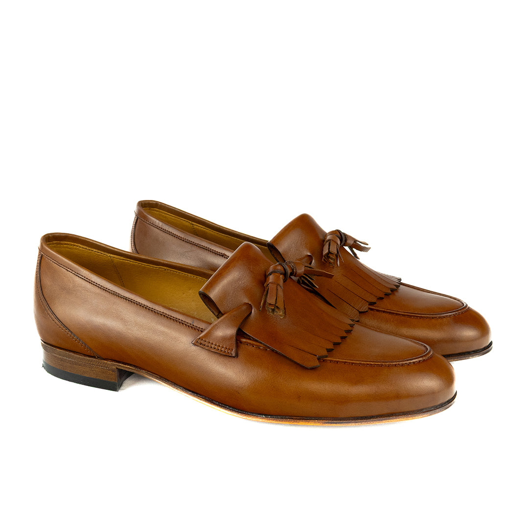 Tassel Loafer Kiltie Benjamin - cor Artesanal Havana