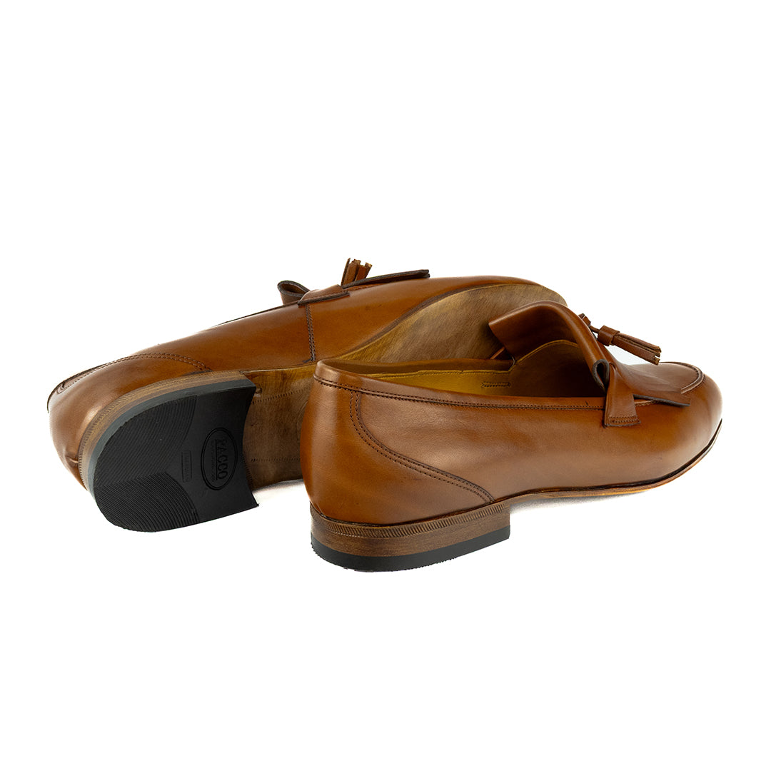 Tassel Loafer Kiltie Benjamin - cor Artesanal Havana