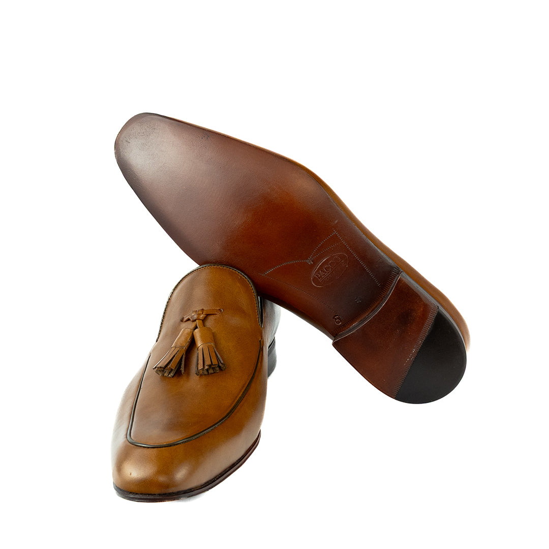 Tassel Loafer Lorenzo criação exclusiva Pacco - cor Artesanal Havana