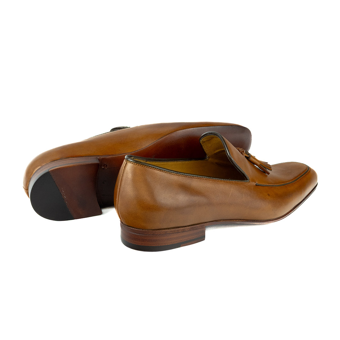 Tassel Loafer Lorenzo criação exclusiva Pacco - cor Artesanal Havana