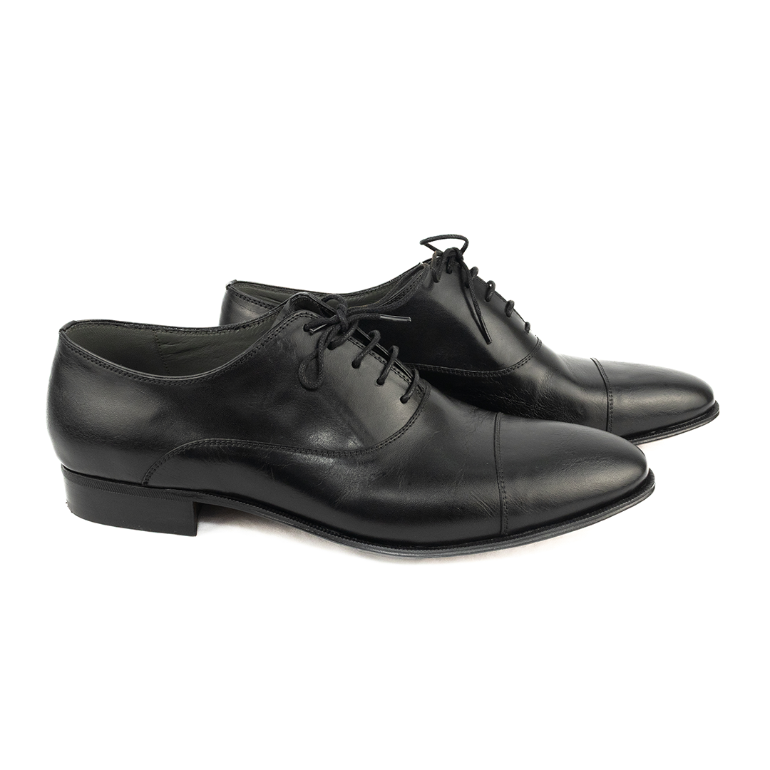 ÚLTIMO PAR TAMANHO 45 Oxford Cap Toe Matteo - cor preto