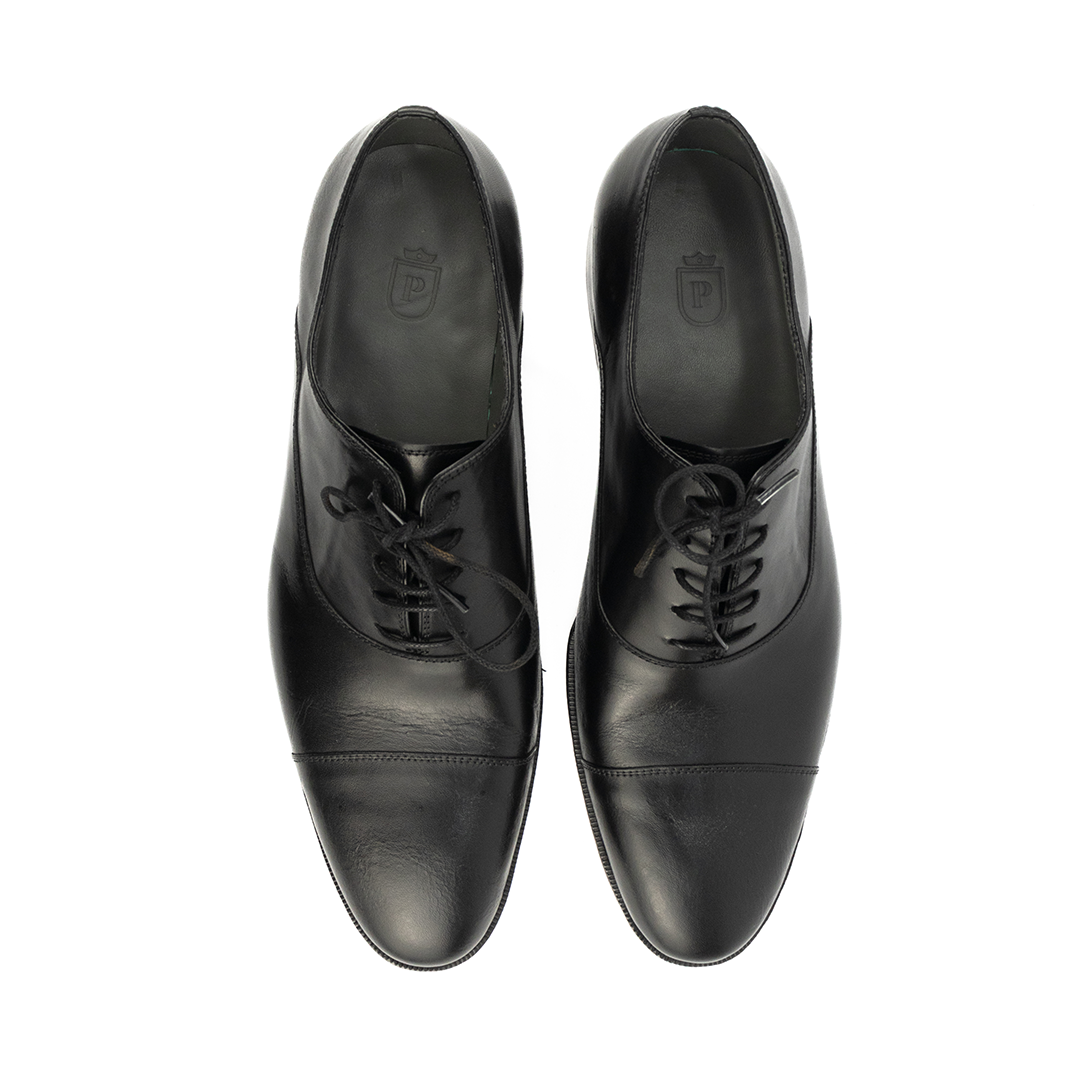 ÚLTIMO PAR TAMANHO 45 Oxford Cap Toe Matteo - cor preto