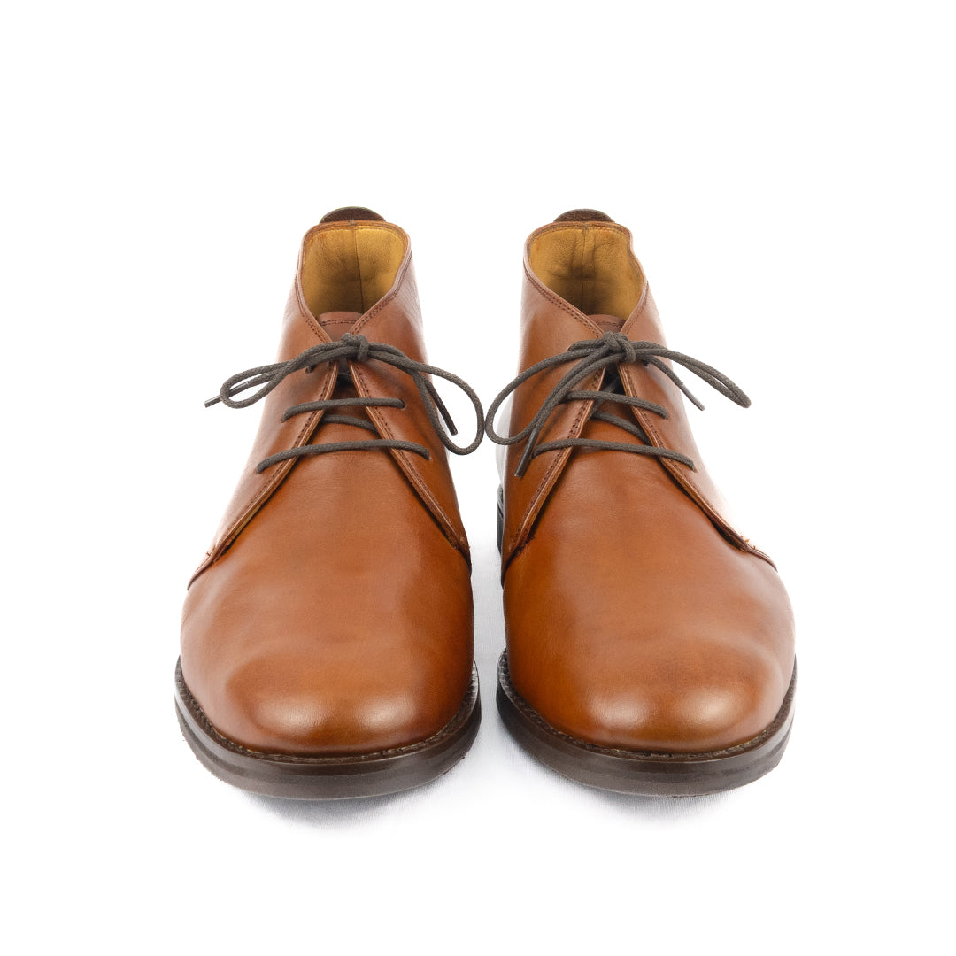 Bota Chukka Liverpool de extremo conforto cor havana