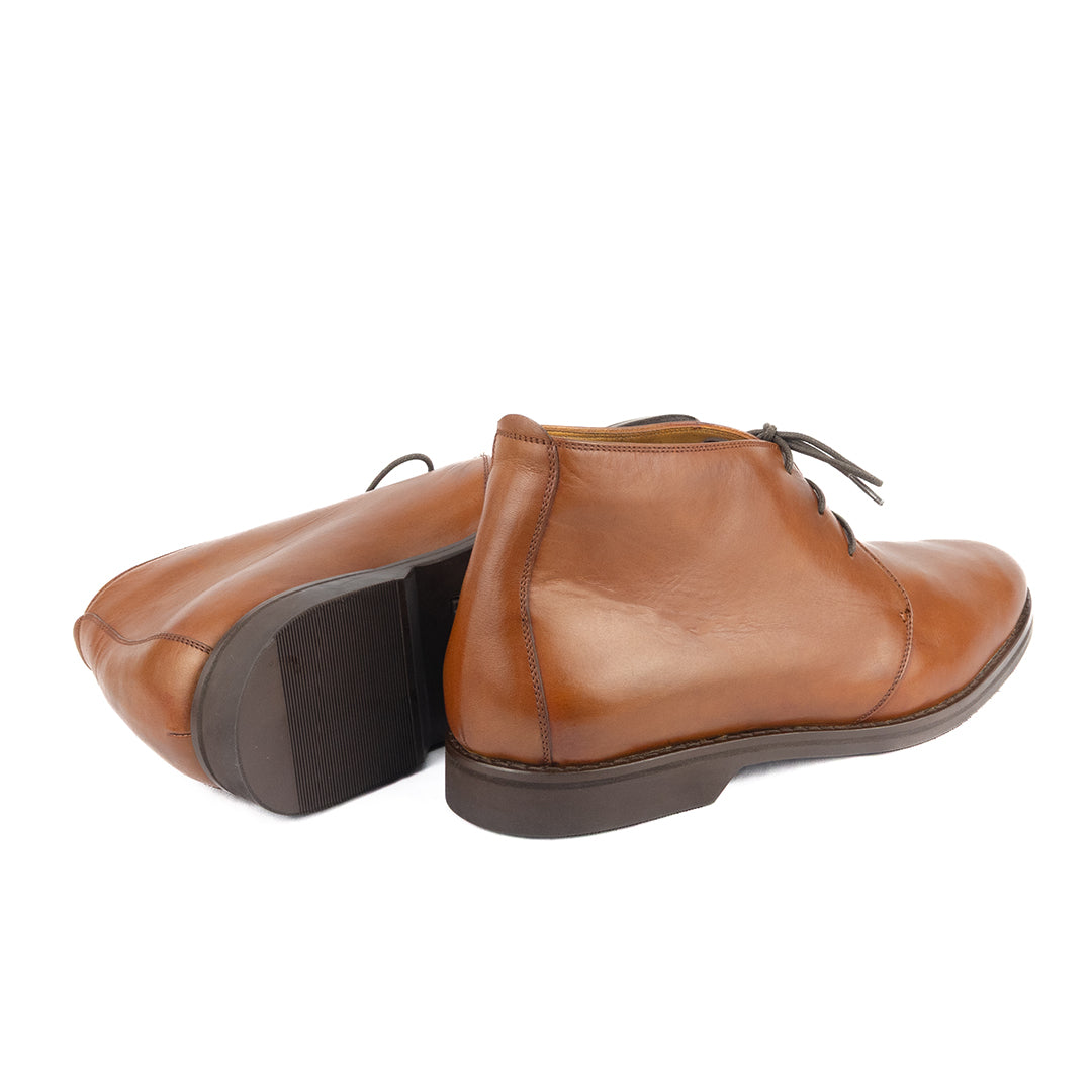 Bota Chukka Liverpool de extremo conforto cor havana