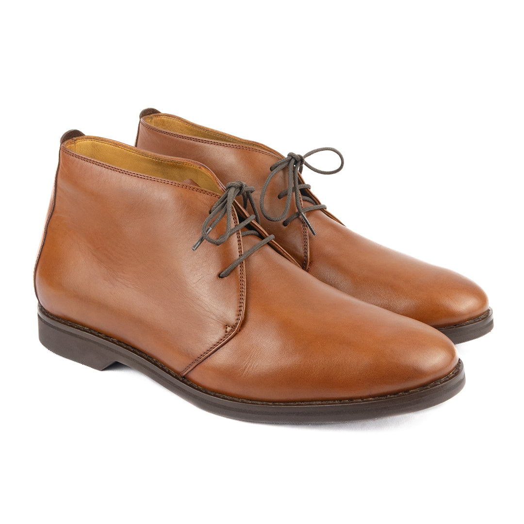 Bota Chukka Liverpool de extremo conforto cor havana