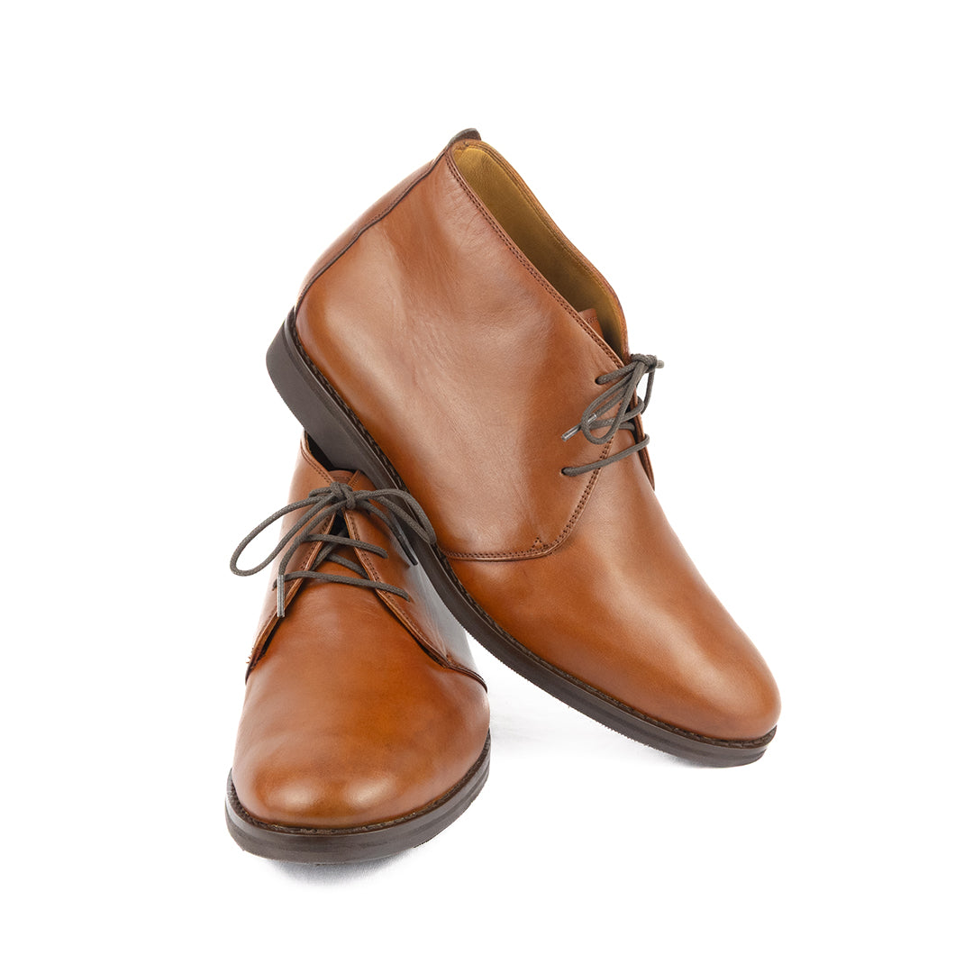 Bota Chukka Liverpool de extremo conforto cor havana