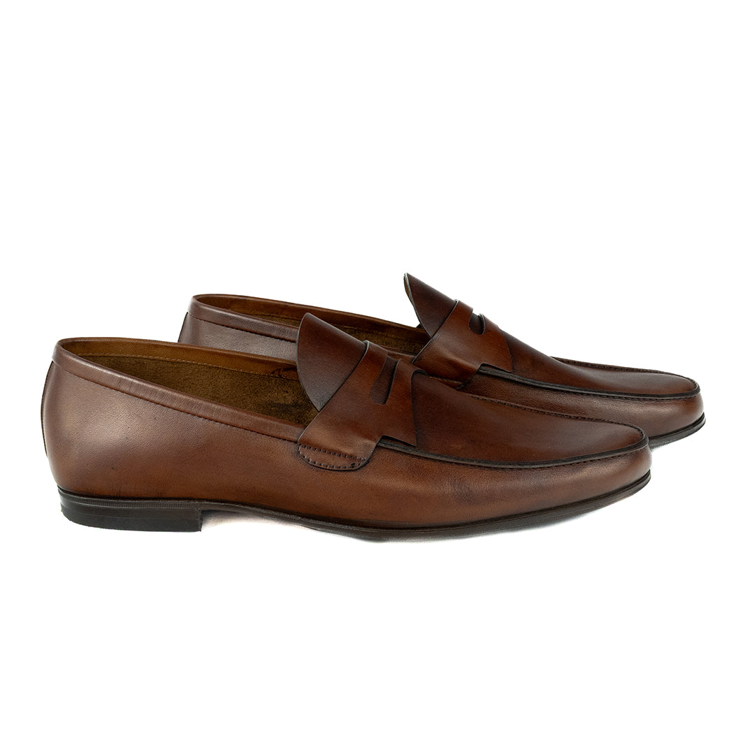 Mocassim Hiper Flexível Milão - cor Artesanal Chocolate