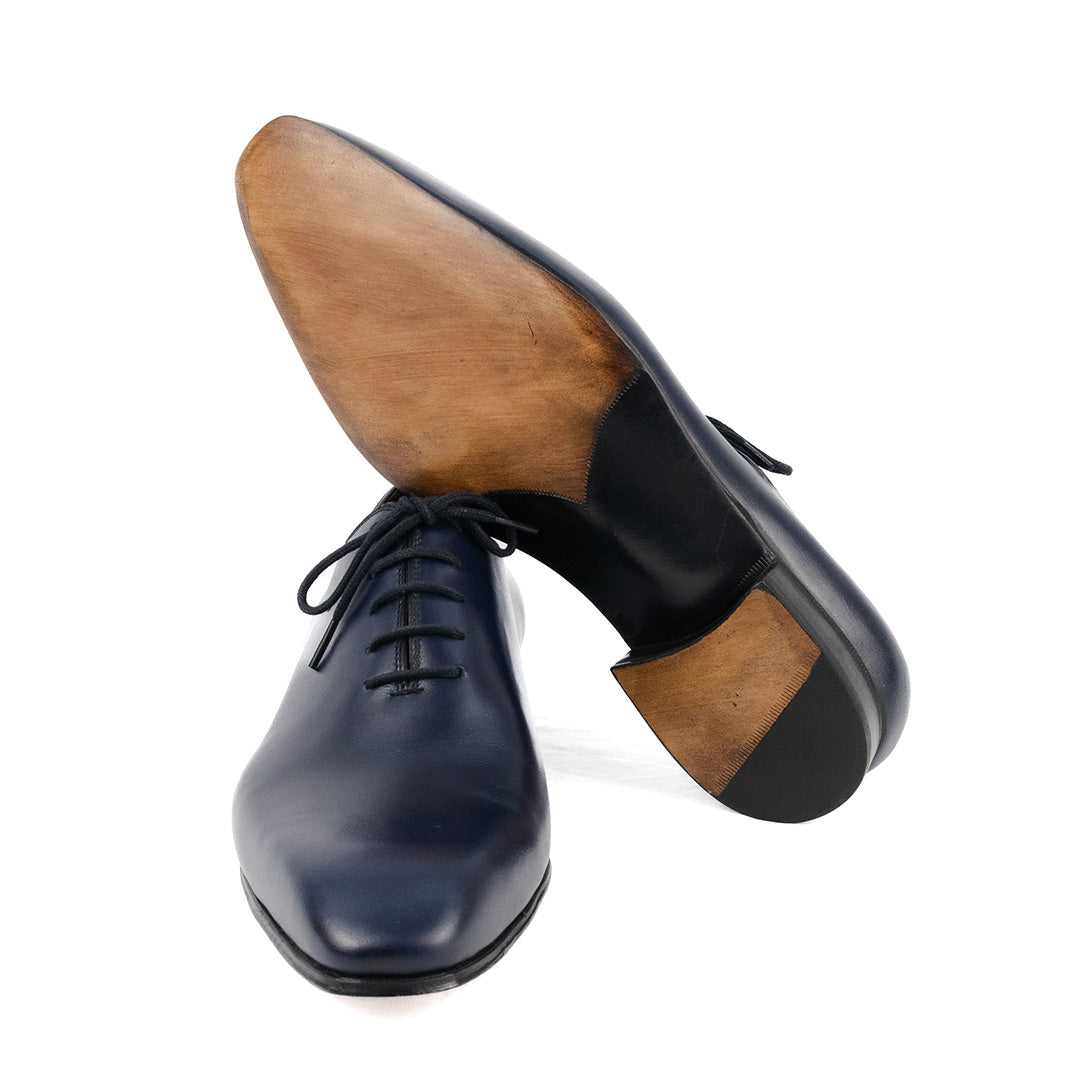 Oxford Wholecut Hector Cromo Alemão cor azul navy