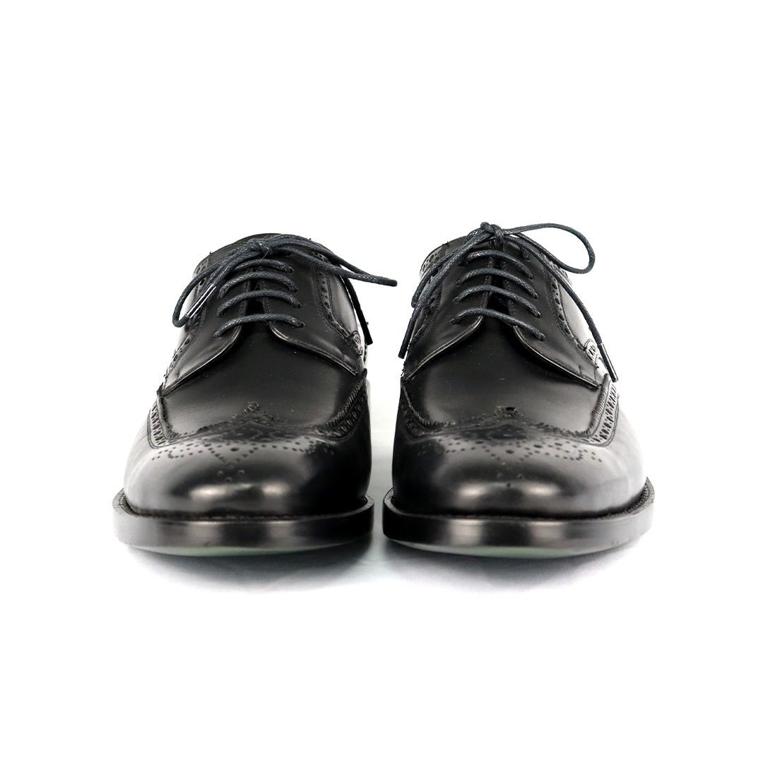 Derby Brogue - Wellington Doble Suela Negro