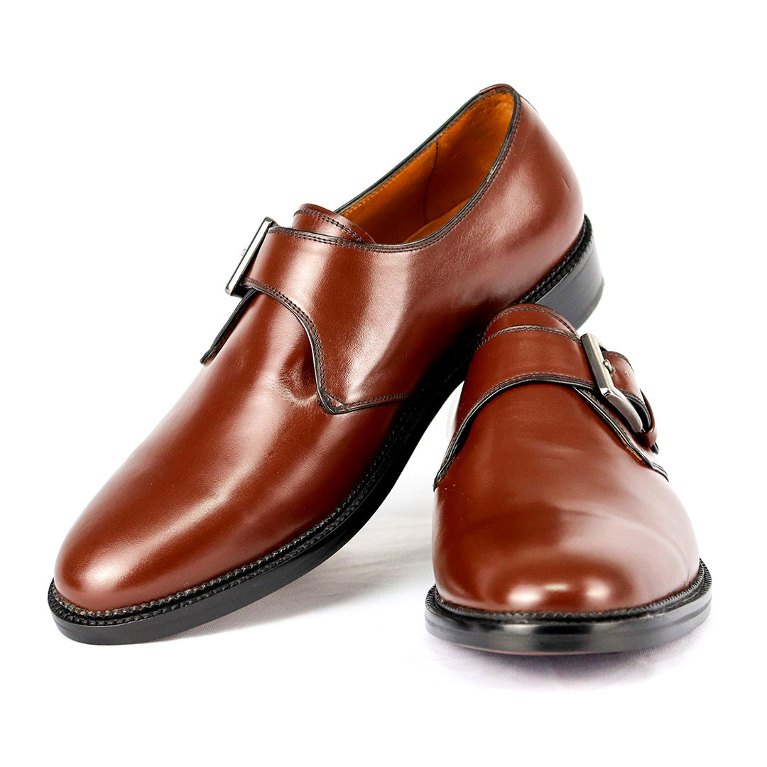 Social Monk Double Sole- Anthony Chrome German Pinhão color