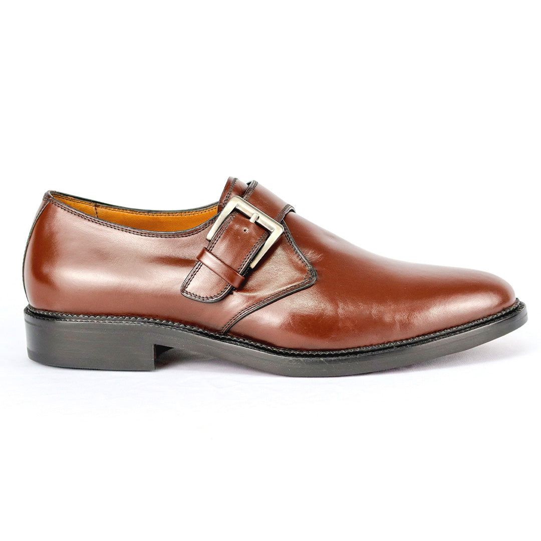 Social Monk Double Sole- Anthony Chrome German Pinhão color