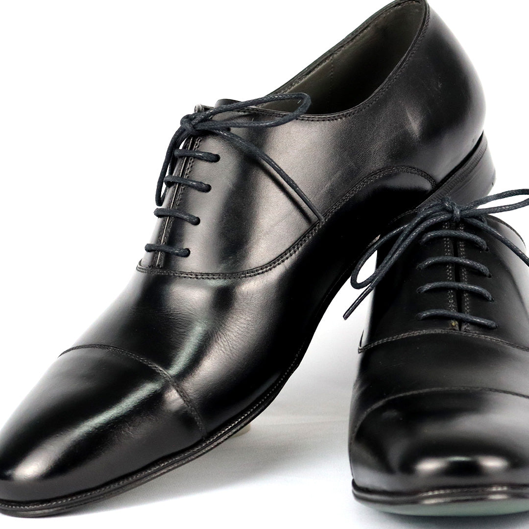 Oxford Cap Toe em Cromo Alemão- Matteo Cor Preto