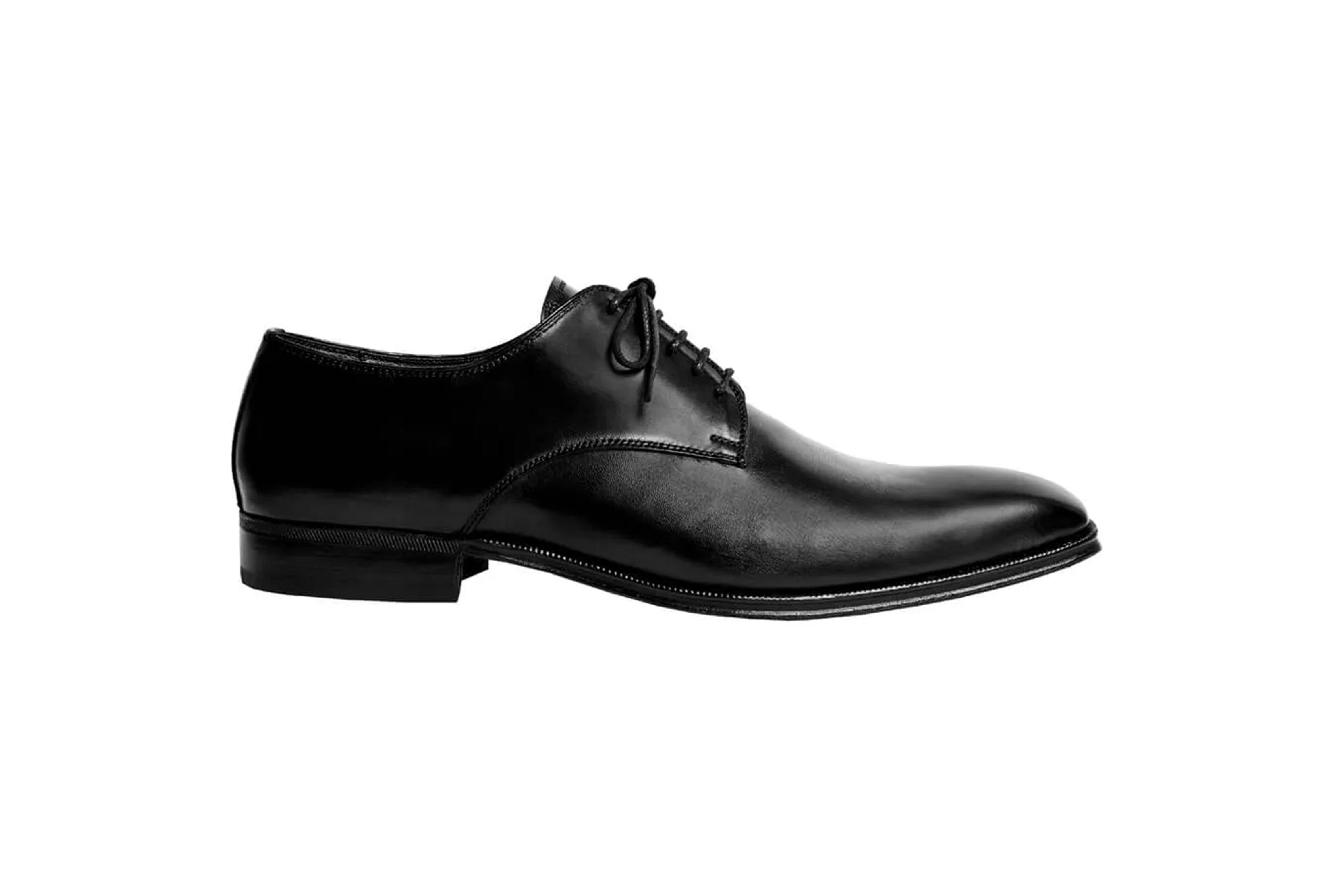 Derby Plain Toe Social Pietro cor preto