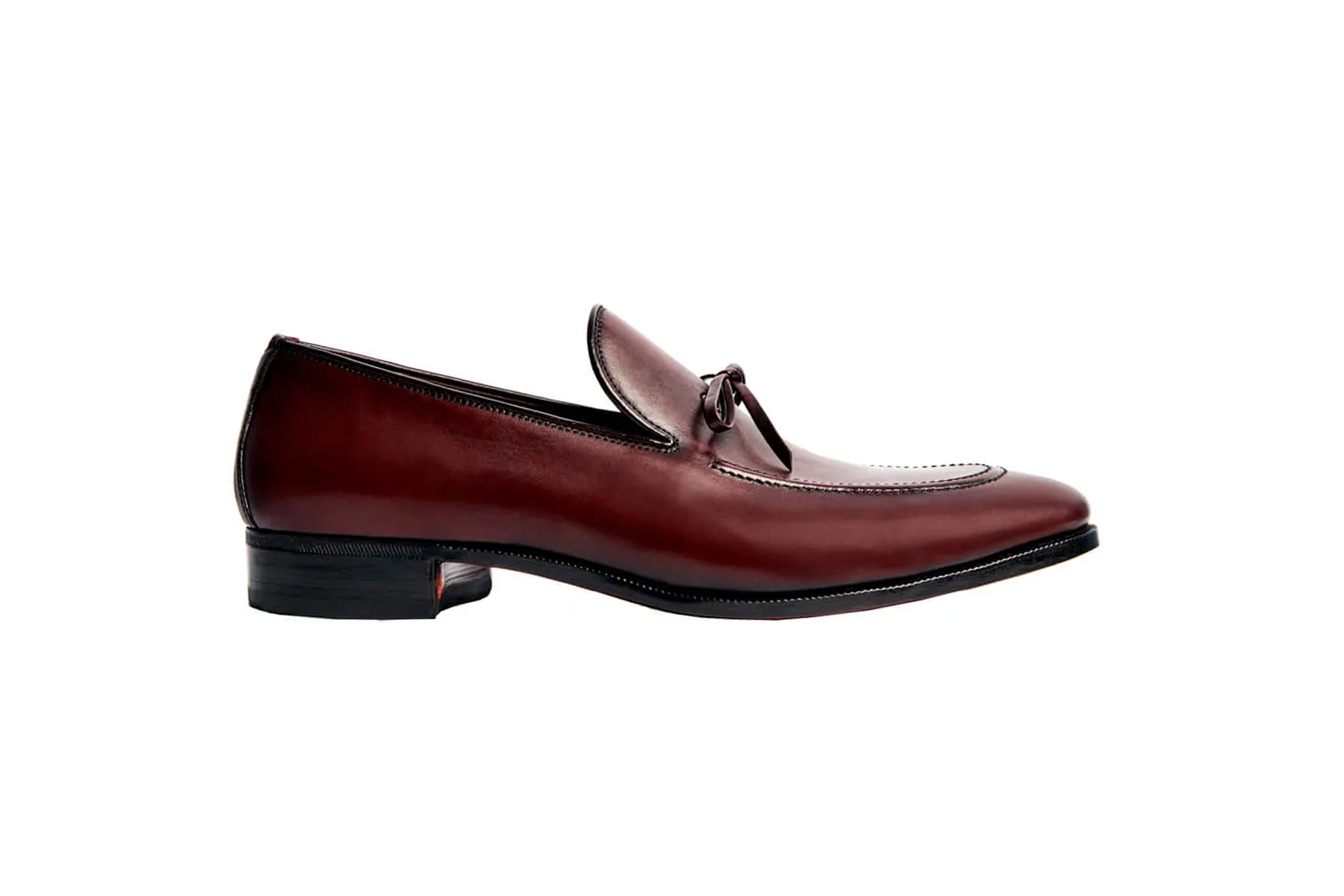 Tassel Loafer criação do Pacco  - Smith cor artesanal Vinho