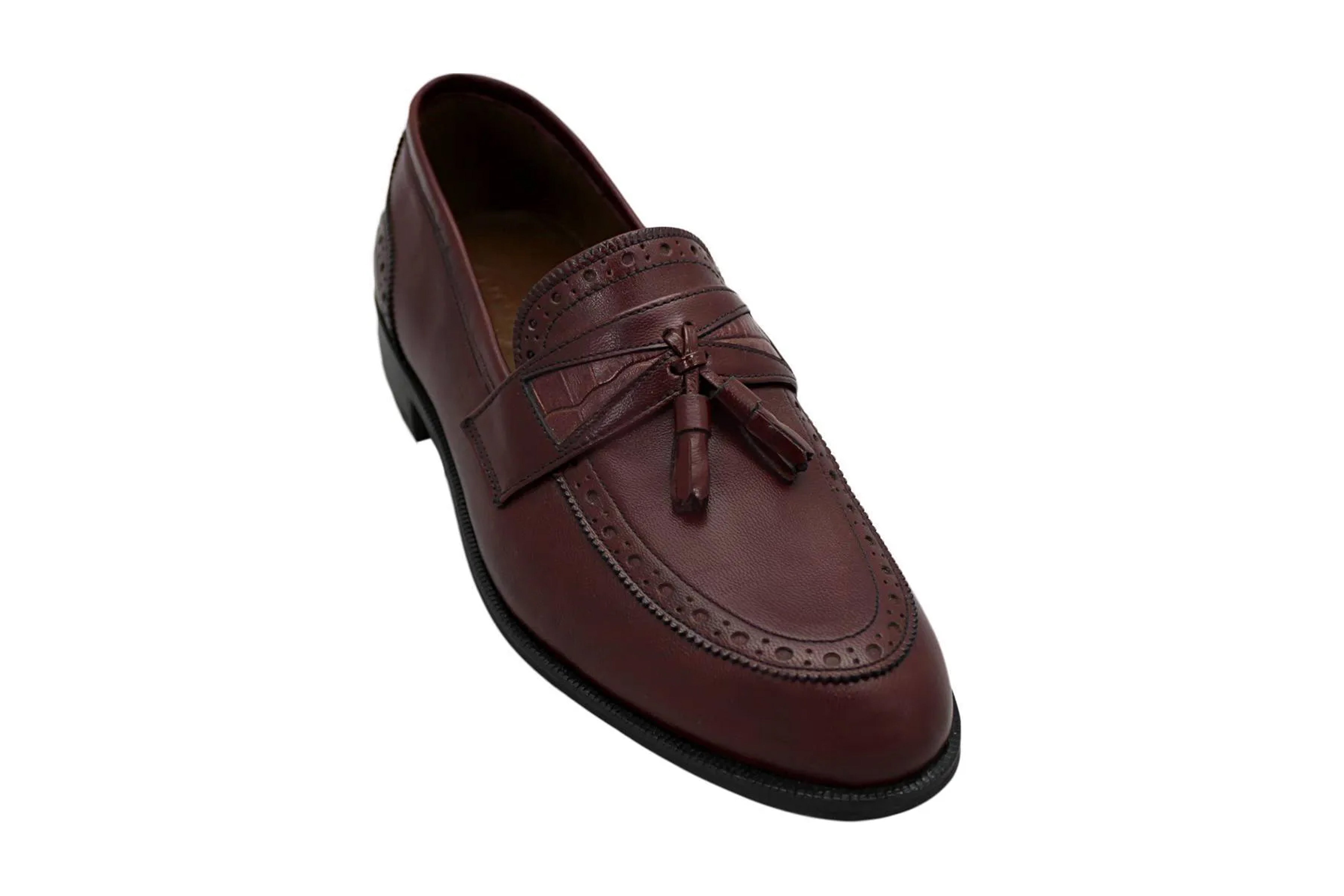Tassel Loafer estilo Inglês  - Daniel cor Vinho