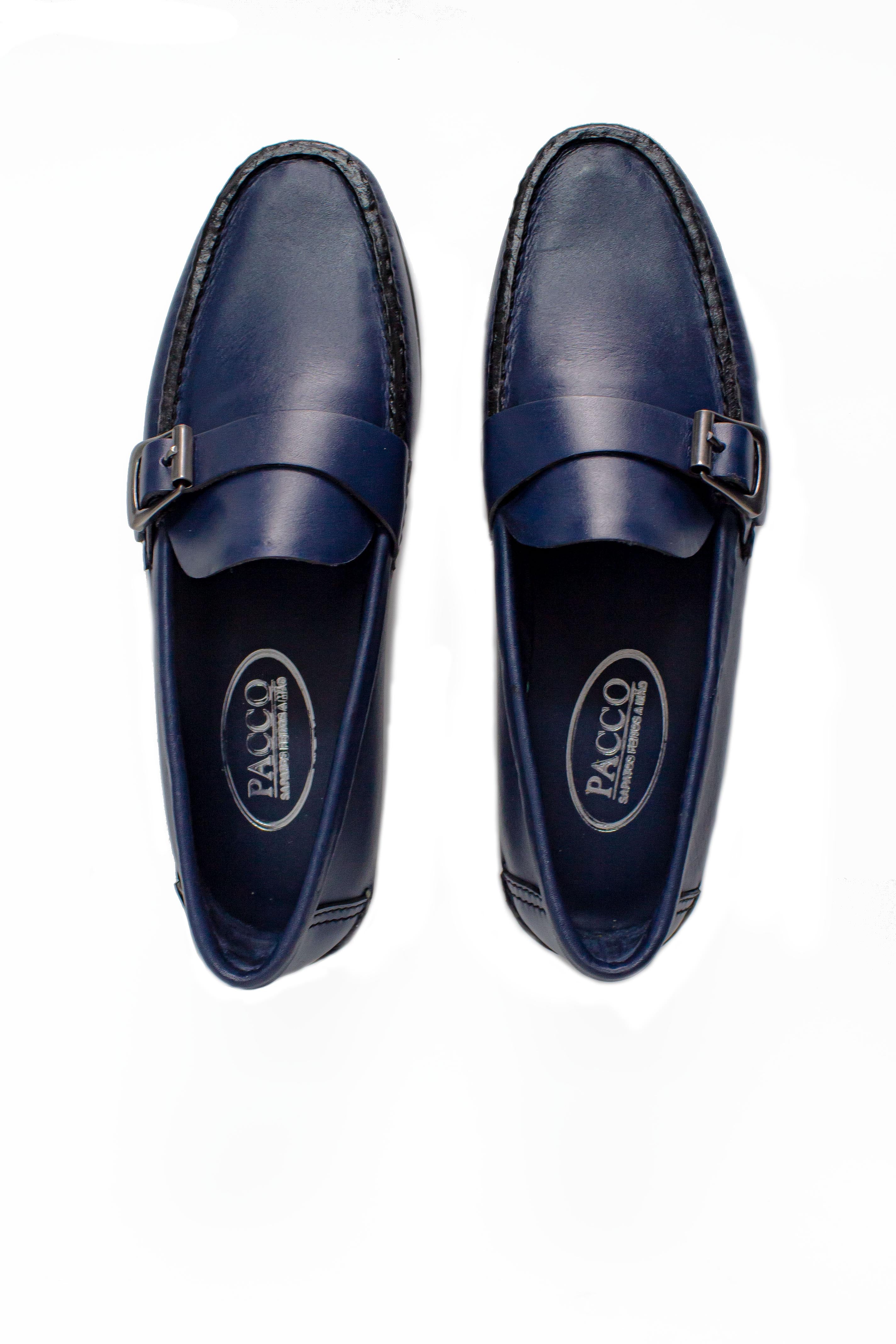 Moccasin Argentinian Juan - navy blue color