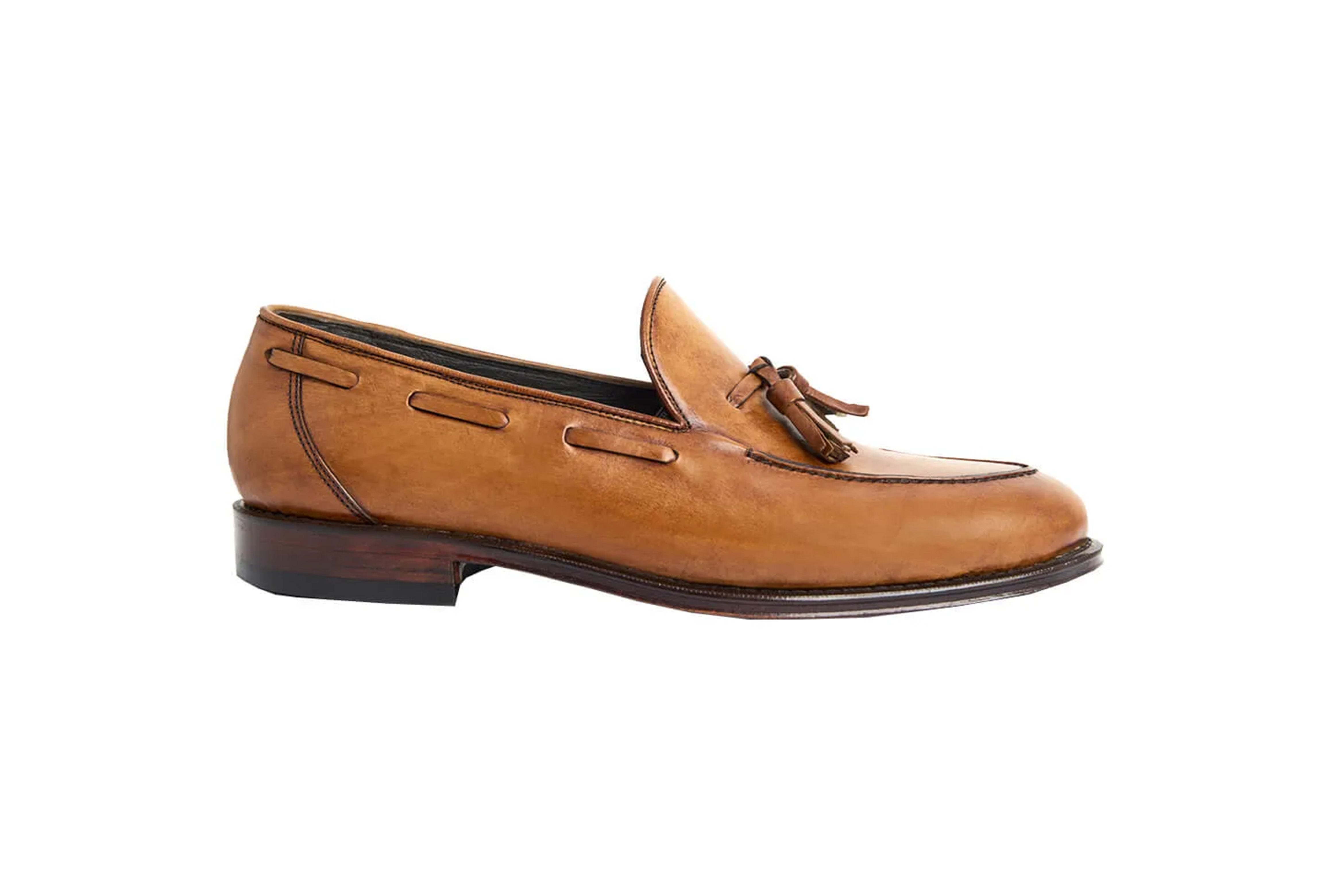 Tassel Loafer Clássico - Max cor artesanal Avelã
