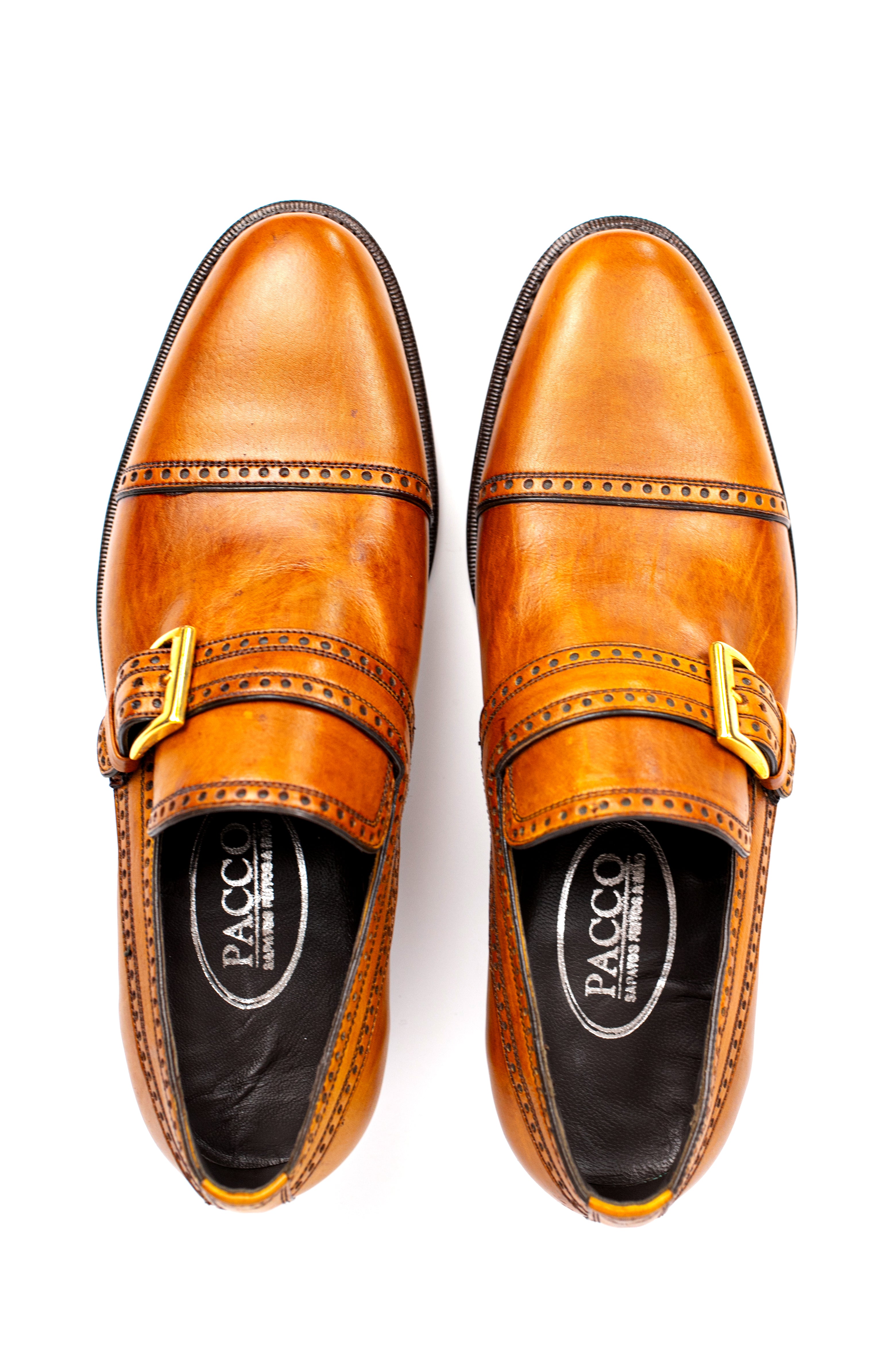Sapato Monk - Thomas cor artesanal Avelã