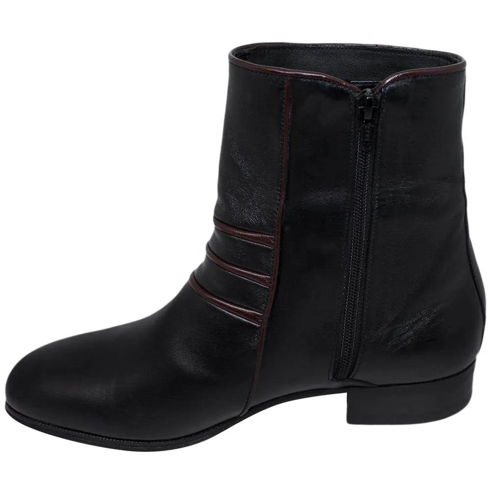 Bota Social de zíper lateral - Verona cor Preto