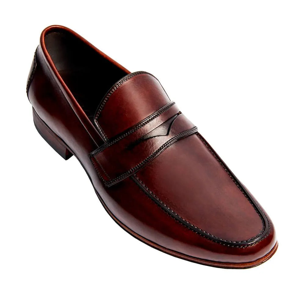 Loafer Social - Amancio cor artesanal Mogno